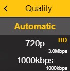 最高3000kbpsの高画質